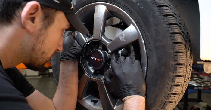Wie schmierig ist es, selber zu reparieren: Spurstangenkopf beim VW Polo 9n Limousine 1.6 2008 wechseln – Downloaden Sie sich Bildanleitungen