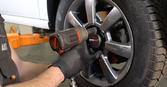 Changing Brake Pads on VW POLO VIVO Hatchback 1.6 16V 2013 by yourself