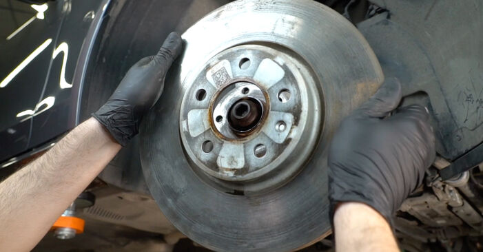 How to change Brake Discs on Audi A4 B9 Allroad 2016 - free PDF and video manuals