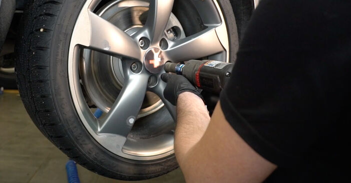 Changing Brake Pads on AUDI A5 Coupe (8T3) 2.0 TDI 2010 by yourself