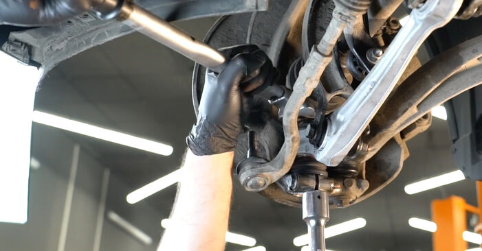 Step-by-step recommendations for DIY replacement Audi A4 B8 Avant 2011 2.0 TDI Control Arm