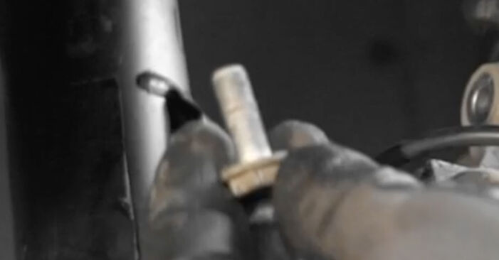 Wie problematisch ist es, selber zu reparieren: Verschleißanzeige Bremsbeläge beim MERCEDES-BENZ E-Klasse Pritsche / Fahrgestell (VF211) E 270 CDI (211.616) 2009 auswechseln – Downloaden Sie sich bebilderte Tutorials