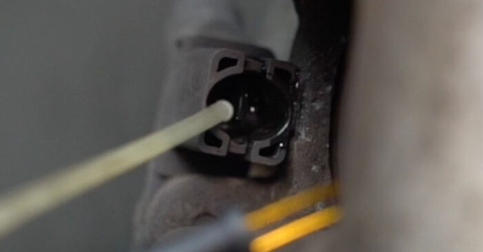 Changing Brake Pad Wear Sensor on MERCEDES-BENZ B-Class (W245) B 200 2.0 (245.233) 2008 by yourself