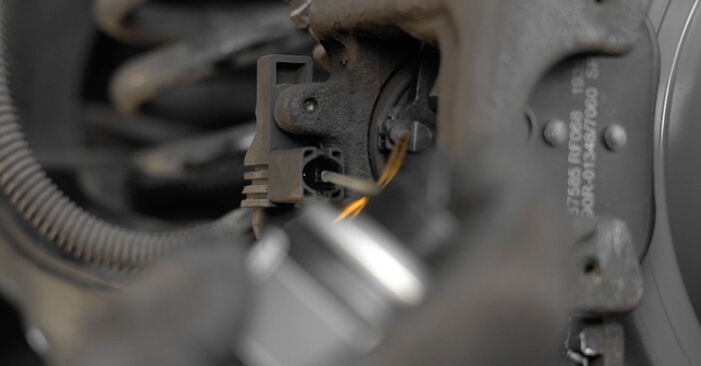 Manualul de atelier pentru substituir Indicator de uzura placute frana AMG GT (C190) GT (190.382) 2014
