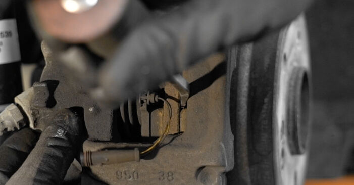 G-Class Off-Road (W463) 300 G 3.0 (463.227, 463.228) 2000 Brake Pad Wear Sensor DIY replacement workshop manual