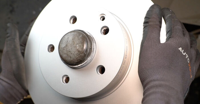 How to remove MERCEDES-BENZ E-CLASS E 350 CDI (207.323) 2013 Brake Discs - online easy-to-follow instructions