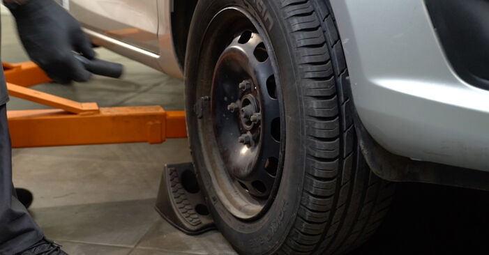 Wie man Bremsscheiben beim Ford B-Max JK 2012 wechselt - Gratis PDF- und Video-Tutorials