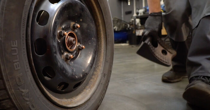Fiesta Mk6 Saloon 1.6 Ti 2021 Brake Discs DIY replacement workshop manual