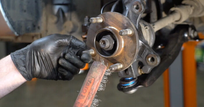 Wie man Radlager beim Ford B-Max JK 2012 wechselt - Gratis PDF- und Video-Tutorials