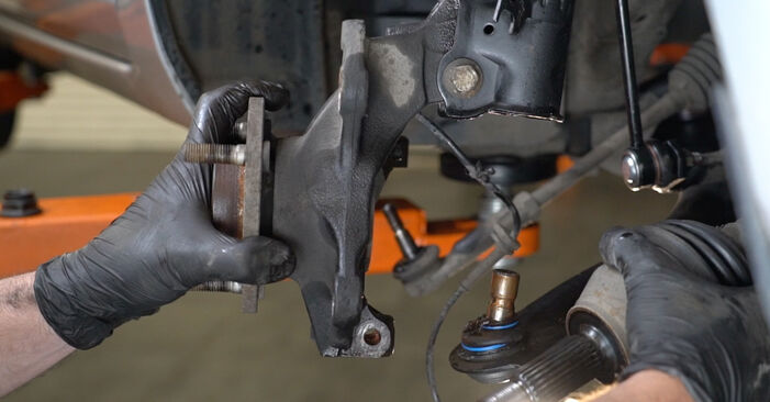 How to change Wheel Bearing on FORD TRANSIT COURIER Kombi 2015 - tips and tricks