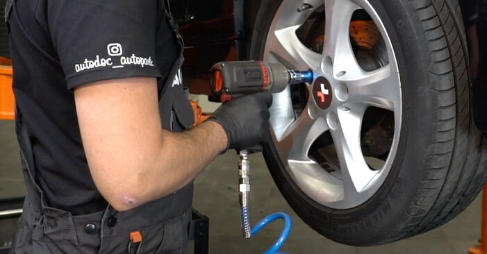 Hoe BMW 5 SERIES 525 d 2013 Remblokken verwijderen – online eenvoudige instructies