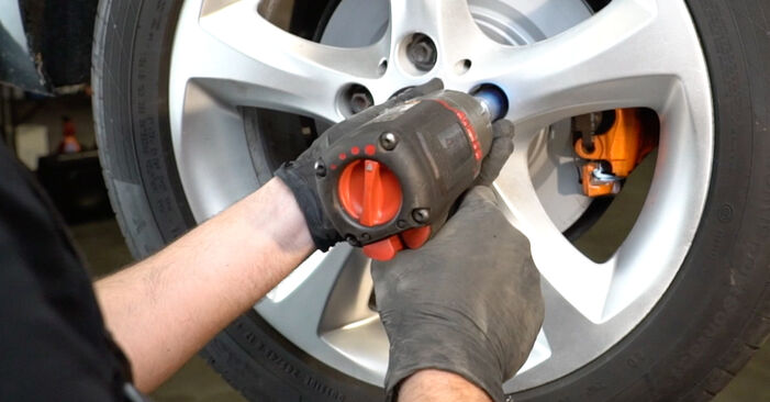 Replacing Brake Pads on BMW F30 2013 320 d by yourself