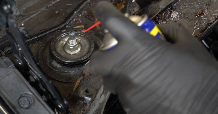 Wie schmierig ist es, selber zu reparieren: Federn beim Opel Corsa D Van 1.2 (L08) 2012 wechseln – Downloaden Sie sich Bildanleitungen