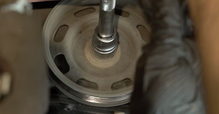 Seat Ibiza 6J 1.6 TDI 2010 Wasserpumpe + Zahnriemensatz wechseln: Gratis Reparaturanleitungen