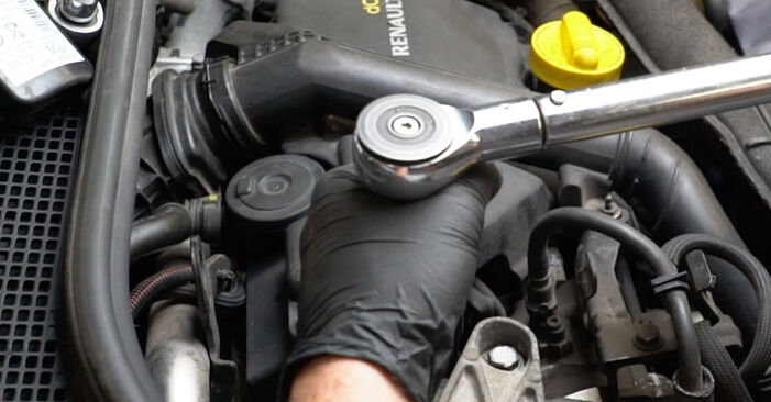 Hinweise des Automechanikers zum Wechseln von RENAULT CLIO II Kasten (SB0/1/2_) 1.2 2012 Wasserpumpe + Zahnriemensatz