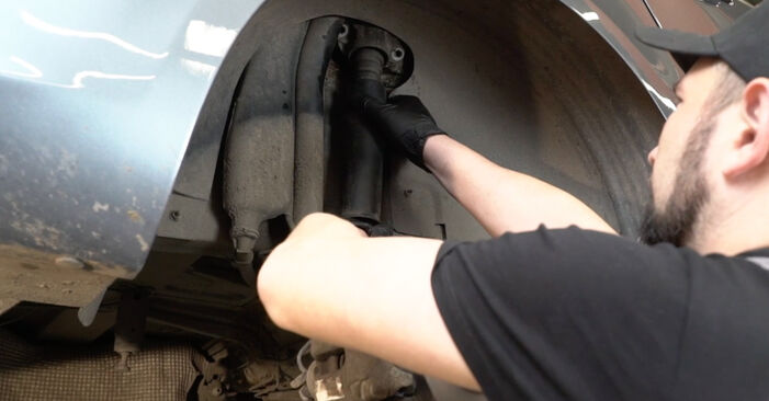 How to remove PEUGEOT 308 1.6 HDi 2011 Shock Absorber - online easy-to-follow instructions
