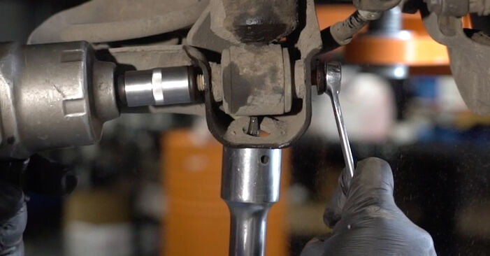Wie schmierig ist es, selber zu reparieren: Stoßdämpfer beim Peugeot 308 SW 2.0 HDi 2013 wechseln – Downloaden Sie sich Bildanleitungen
