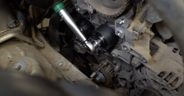 Changing Water Pump + Timing Belt Kit on FORD FOCUS III Saloon 1.6 EcoBoost 2013 by yourself