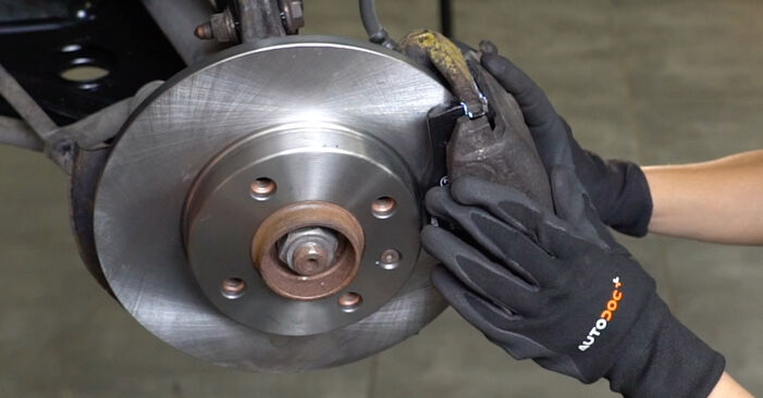 Changing Brake Discs on VW GOLF I (17) 1.6 D 1977 by yourself