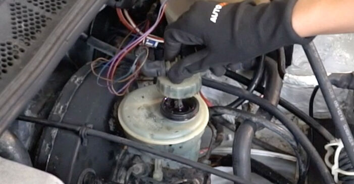 VW CADDY Disque de frein manuel d'atelier pour remplacer soi-même