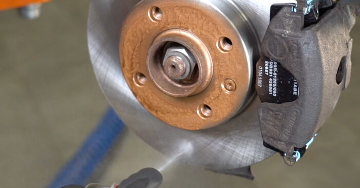 How to remove VW SANTANA 2.1 1985 Brake Pads - online easy-to-follow instructions