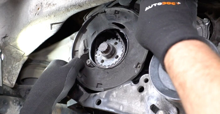How to change Water Pump + Timing Belt Kit on VW Passat B4 35i 1988 - free PDF and video manuals