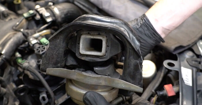 PEUGEOT 308 2014 Окачване на двигателя стъпка по стъпка наръчник за смяна