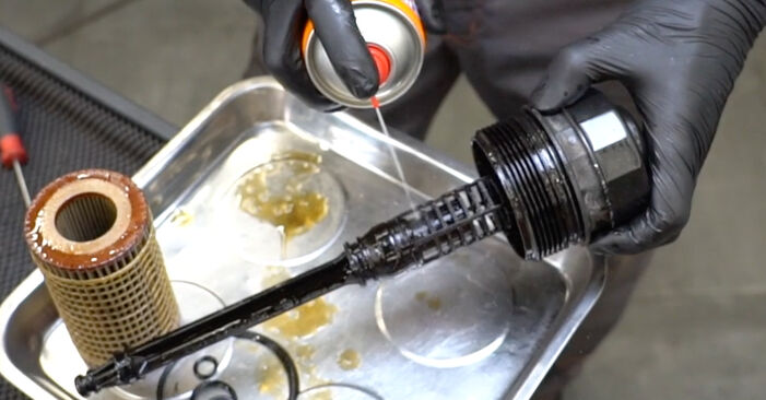 How to change Oil Filter on MERCEDES-BENZ CLS (C219) 2008 - tips and tricks