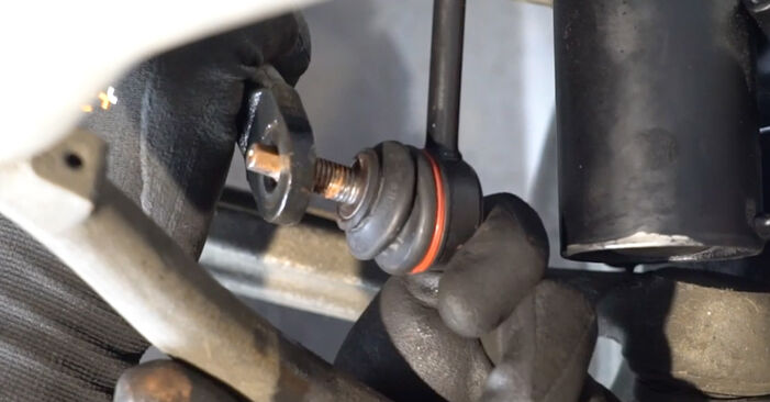 Changing of Anti Roll Bar Links on Mercedes A209 2003 won't be an issue if you follow this illustrated step-by-step guide