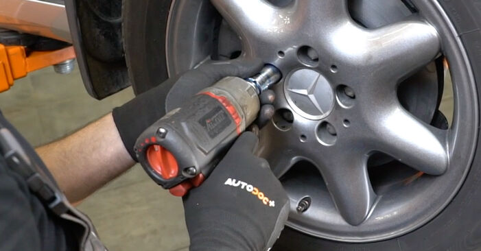How to change Brake Discs on CLK C208 1997 - free PDF and video manuals