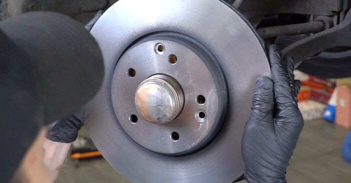 SLK R171 350 3.5 (171.456) 2006 Brake Discs replacement: free workshop manuals