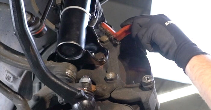Replacing Brake Discs on Mercedes SLK R170 1997 230 2.3 Kompressor (170.447) by yourself