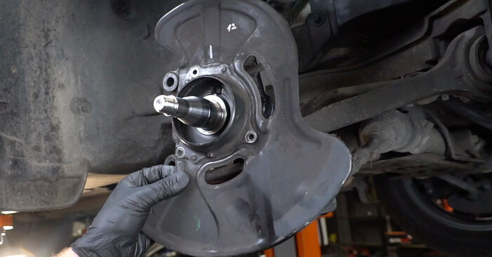 Changing of Wheel Bearing on Mercedes CL203 2009 won't be an issue if you follow this illustrated step-by-step guide
