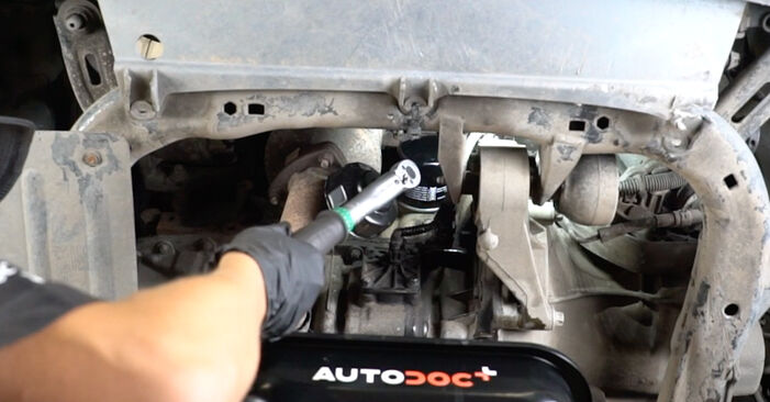 Zamenjajte Oljni filter na Opel Astra G Classic 2008 1.4 16V (F08, F48) sami