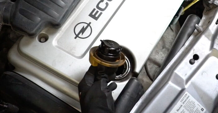 Wie man Ölfilter beim Opel Astra G Classic 2004 wechselt - Gratis PDF- und Video-Tutorials