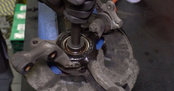 How to change Wheel Bearing on Mercedes W414 2002 - free PDF and video manuals