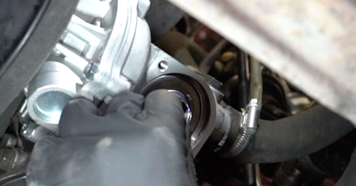 Changing of Coolant Flange on VW Golf 1 1982 won't be an issue if you follow this illustrated step-by-step guide