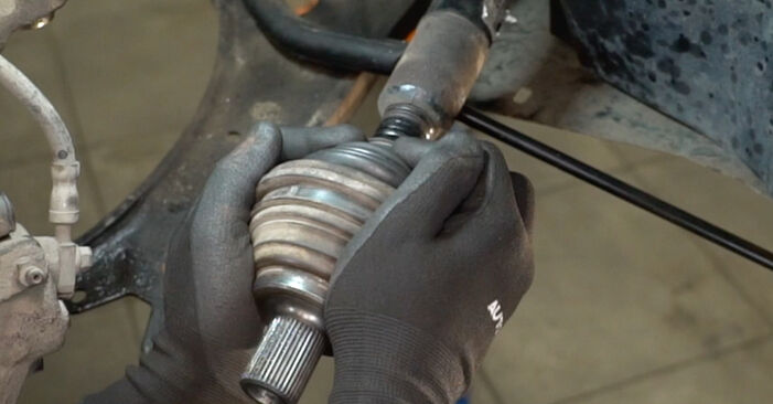 DIY replacement of CV Joint on VW TOURAN (1T1, 1T2) 2.0 TDI 2009 is not an issue anymore with our step-by-step tutorial