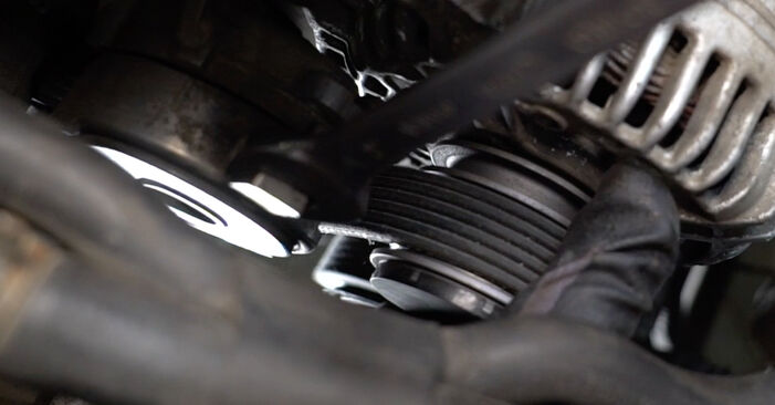 How to remove SEAT ALHAMBRA 1.8 T 20V 2000 Poly V-Belt - online easy-to-follow instructions