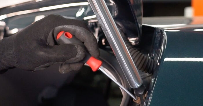 Hvordan skifte VW GOLF 2006 Bakluke Demper trinn–for–trinn veiledning