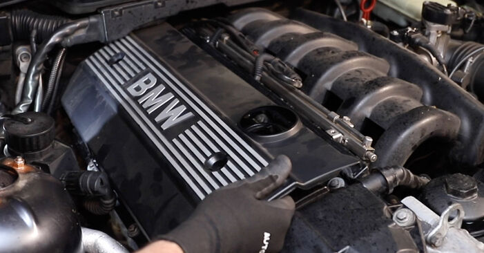 BMW E36 Cabrio 323 i 1999 Ventildeckeldichtung wechseln: wie schwer ist es, selbst zu reparieren - Downloaden Sie sich illustrierte Anleitungen