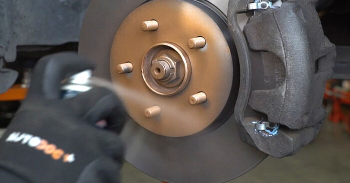 Wie kompliziert ist es, selbst zu reparieren: Bremsscheiben am Ford Mondeo b5y ST220 3.0 2006 ersetzen – Laden Sie sich illustrierte Wegleitungen herunter