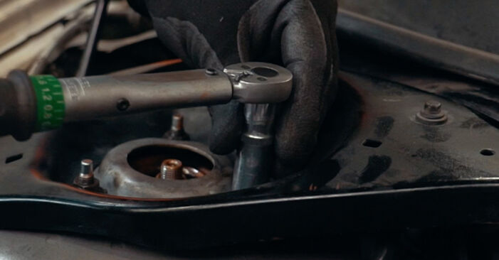 Wie kompliziert ist es, selbst zu reparieren: Stoßdämpfer am Ford Mondeo b5y ST220 3.0 2006 ersetzen – Laden Sie sich illustrierte Wegleitungen herunter