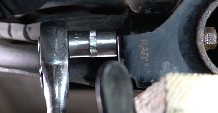 Wie kompliziert ist es, selbst zu reparieren: Stoßdämpfer am Audi A6 C5 2.4 2003 ersetzen – Laden Sie sich illustrierte Wegleitungen herunter