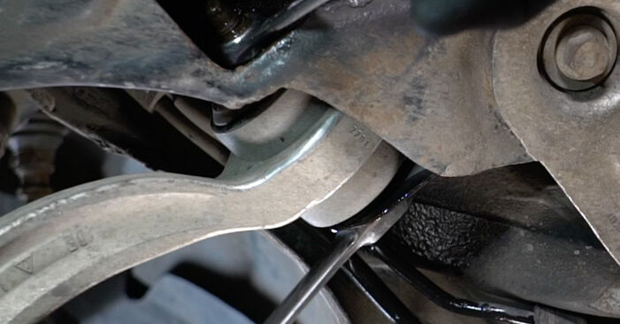 How to remove SKODA SUPERB 2.8 V6 2005 Control Arm - online easy-to-follow instructions