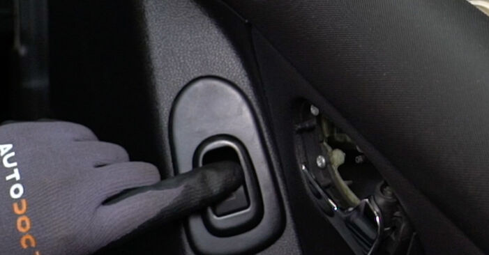 Ako dlho trvá výmena: Mechanizmu zdvíhania okien na aute Seat Toledo 1m 2006 – informačný PDF návod
