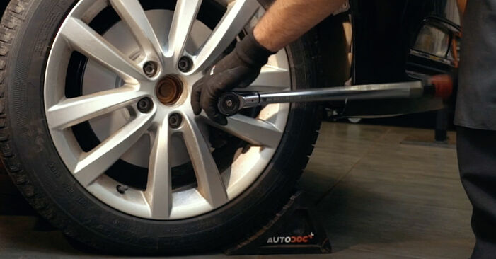 How to remove VW SCIROCCO 2.0 TSI 2012 Brake Discs - online easy-to-follow instructions
