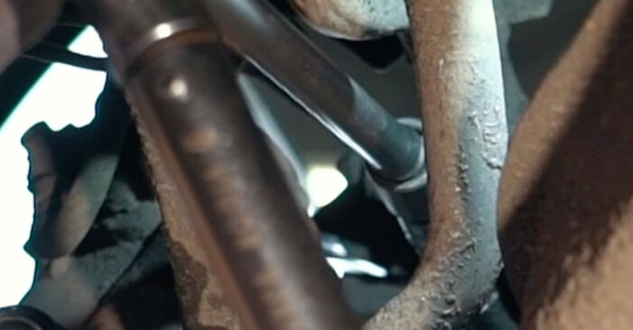 Hvor lang tid tager en udskiftning: Bremseskiver på VW PASSAT - informativ PDF-manual