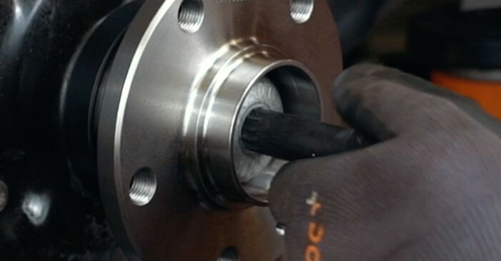 VW PASSAT 2013 Radlager Schritt-für-Schritt-Tutorial zum Teilewechsel