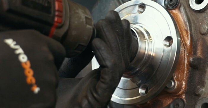 How to remove VW SCIROCCO 2.0 TSI 2012 Wheel Bearing - online easy-to-follow instructions